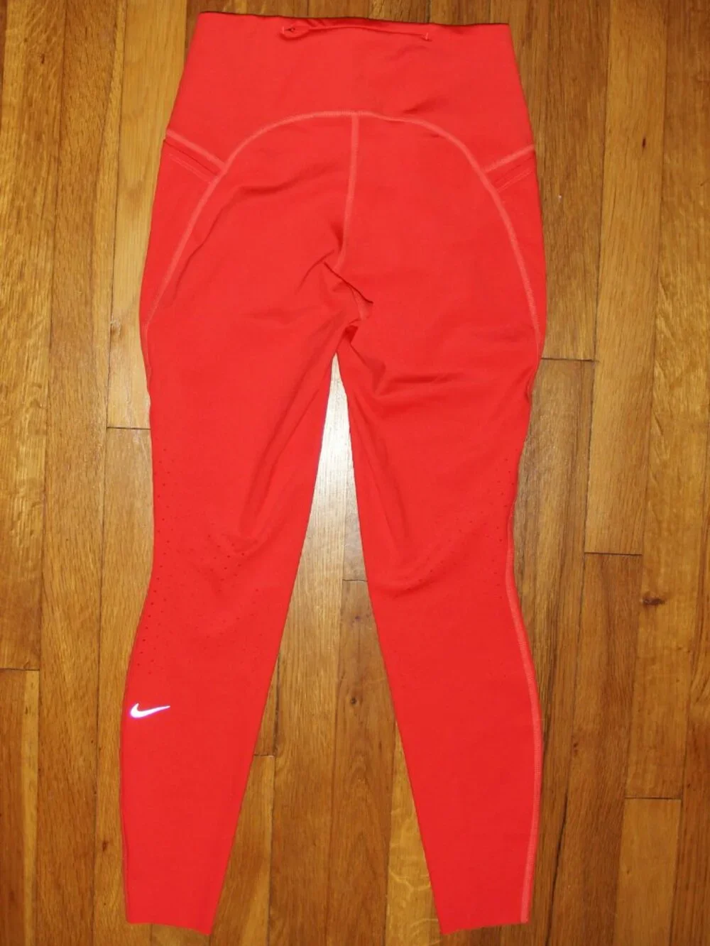 Nike Swift High-Waisted 7/8 Running Leggings Womens S M Light Crimson